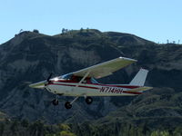 N714HH @ SZP - 1977 Cessna 150M, Continental O-200 100 Hp, on final Rwy 04 - by Doug Robertson