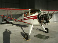 N22098 @ KOSC - Cowl off during oil change, summer 2010 - by Mike Mysicka
