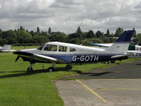 G-GOTH @ EGCB - PA-28 G-GOTH - by Manxman