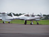 G-CEZG @ EGNE - DA-42 G-CEZG - by Manxman