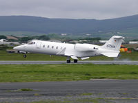 D-CSIX @ EGNS - Learjet 60 D-CSIX lands at IOM - by Manxman