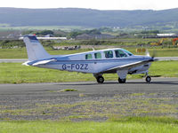 G-FOZZ @ EGNS - G-FOZZ departs IOM - by Manxman