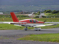 G-BIXB @ EGNS - SOCATA Tampico G-BIXB departs - by Manxman