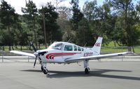 N3812D @ POC - Loading up and preparing to depart from transient parking - by Helicopterfriend