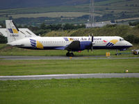 SE-LPX @ EGNS - West Air ATP SE-LPX on engine tests - by Manxman