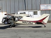 N92362 @ CCB - Parked at Foothill Sales & Service with engine cowling off - by Helicopterfriend