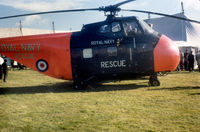 WV198 @ PIK - Whirlwind HAR.21 instructional airframe from RNAS Arbroath on display at the 1969 Prestwick Airshow. - by Peter Nicholson