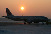 OE-LEA @ LOWG - Sunset at Graz Airport
