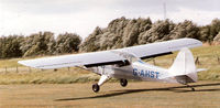G-AHST - Crosswind landing at Castle Mill airfield, Bedford when owned by Chris Smith. It was based at Cheddington at the time. - by Lee Mullins