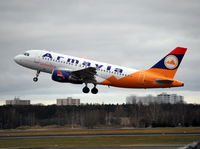 EK-32007 @ EDDT - Airbus A320-232  departing Berlin Tegel. - by moxy