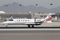 N411VE @ LAS - Wearing Steel Dynamics ownership titles - by Duncan Kirk