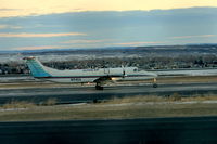 N154GA @ KBIL - Alpine Air Beech 1900 departing Billings Logan 1-21-2011
