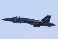 163451 @ NFW - Blue Angles #1 Departing NAS Fort Worth - on a weekday afternoon...