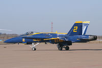 163106 @ AFW - Blue Angel #2 at Alliance Airport, Fort Worth, TX - by Zane Adams