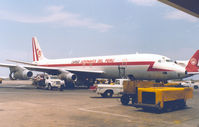 OB-R-1143 @ SPIM - AeroPeru Cargo, DC-8 - by Henk Geerlings
