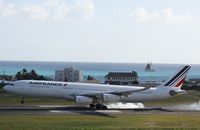 F-GLZN @ TNCM - Air France F-GLZN landing at TNCM - by Daniel Jef
