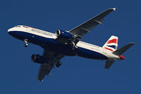 G-EUYK @ EGLL - Airbus A320-232 [4551] British Airways Home~G 19/01/2011. On delivery flight arriving at Heathrow on 27R. - by Ray Barber