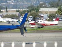 N168F @ SEE - Just landed on runway 27L and rolling out - by Helicopterfriend