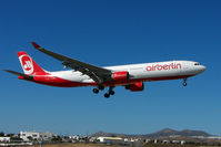 D-AERK @ GCRR - Air Berlin's 1996 Airbus A330-322, c/n: 120 - by Terry Fletcher