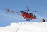 HB-ZHZ - at Lauberhorn/Switzerland - by Elisabeth Klimesch