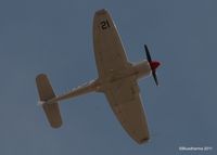 N254SF @ KAPA - Flyover at APA.