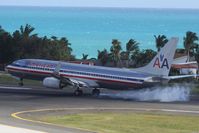 N926AN @ TNCM - American airlines N926AN landing at TNCM