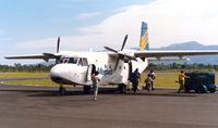 PK-NCX @ WRRA - Merpati NC-212 at Mataram , Jul '89 - by Henk Geerlings