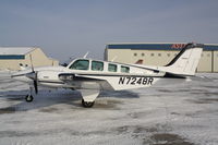 N7248R @ KFCM - Beech 58 - by Mark Pasqualino