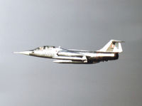 104656 @ PIK - CF-104D Starfighter of 1 Canadian Air Group flown at Prestwick after maintenance by Scottish Aviation Limited. - by Peter Nicholson