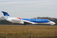 G-RJXP @ EGCC - BMI EMB-135 lining up on RW05L - by Chris Hall