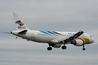 LZ-BHD @ EGCC - BH Air A321 on approach for RW05L - by Chris Hall