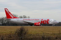G-CELE @ EGCC - Jet2 B737 lining up on lining up on RW05L - by Chris Hall