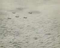 UNKNOWN - Photo taken by Paul Ihde of Green Bay Wisconsin somewhere over Europe during WWII.  (Year and location unknown)  He was a gunner aboard the old bombers. - by Daniel Ihde