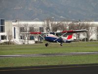 N98326 @ POC - Landing on runway 26l, just about down - by Helicopterfriend