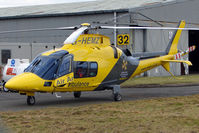 G-HEMZ @ EGNX - Latest Based helicopter for Derbyshire , Leicestershire and Rutland Air Ambulance - by Terry Fletcher
