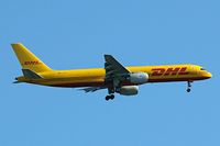 D-ALEC @ EGLL - Boeing 757-236F [22175] (DHL) Home~G 10/07/2010. On approach 27L