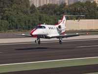 N581JS @ KSMO - N581JS arriving on RWY 21 - by Torsten Hoff
