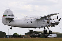 LY-BIG @ EGXW - Short final after its display - by N-A-S