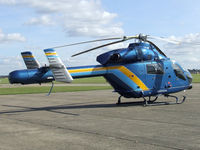 N555WA @ EGSU - Helitech visitor - by N-A-S