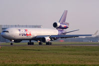 N592FE @ EGSS - Arriving