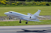 3A-MGA @ ESSB - Prince Albert of Monaco's private jet
