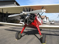 N66711 @ SZP - 1941 Boeing Stearman IB75A, Jacobs R-755B2 275 Hp upgrade, super-clean engine - by Doug Robertson