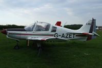 G-AZET - Still showing signs of previous reg SE-LNN On the tail. Taken at East Winch, UK - by N-A-S