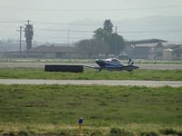N6CM @ CNO - Landed on runway 26L and is taxiing back towards the hanger - by Helicopterfriend