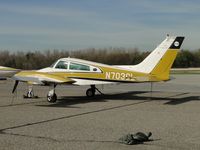 N7038L @ AJO - Parked in the east parking area - by Helicopterfriend
