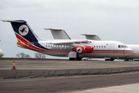 G-CFZM @ EGBP - British Aerospace Avro 146-RJ85, c/n: E2299 due to go to Jangson Airlines in March 2011