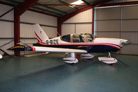 G-BIZE @ EGBJ - Hangared
