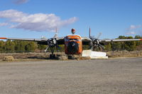 N13745 @ KWJF - N13745 still at Fox Field near Lancaster, CA at the Milestones of Flight Museum.  Too bad she's just being left to sit to rot. - by TimB