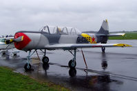 G-CDFE @ EGBT - At a wet Turweston - by N-A-S
