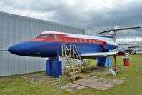 G-ARYB @ EGBE - De Havilland DH125 SERIES 1/521, c/n: 25002 Test Bed at Midland Air Museum